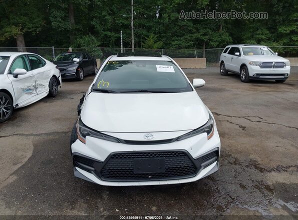 JTDP4MCE1MJ065957 2021 TOYOTA COROLLA White Vista del cuadro de instrumentos
