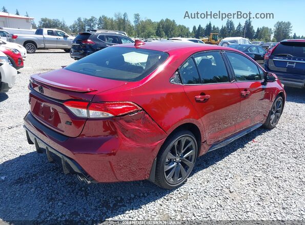 JTDP4MCE1T3529459 2026 TOYOTA COROLLA Red Rear right