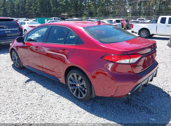JTDP4MCE1T3529459 2026 TOYOTA COROLLA Red Rear left