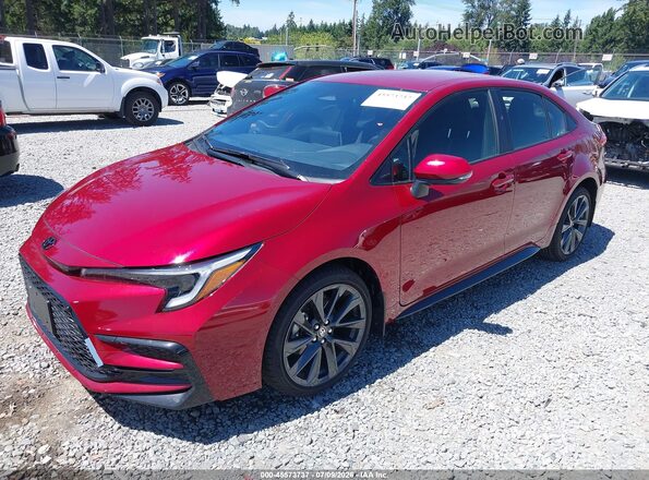 JTDP4MCE1T3529459 2026 TOYOTA COROLLA Red Front left