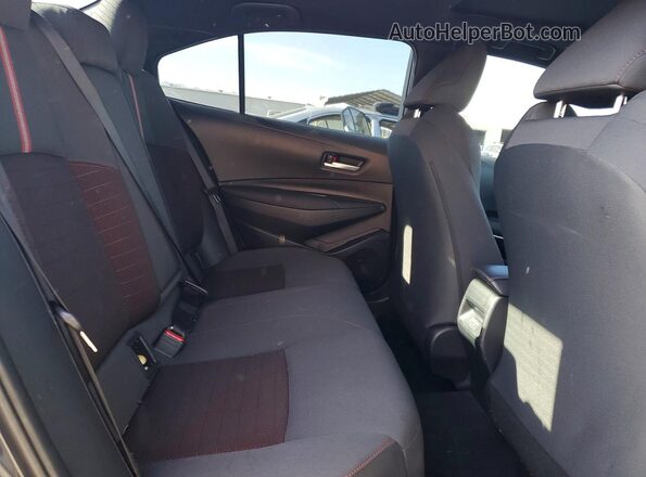 JTDP4MCE3P3518419 2023 TOYOTA COROLLA Gray Вид задніх сидінь