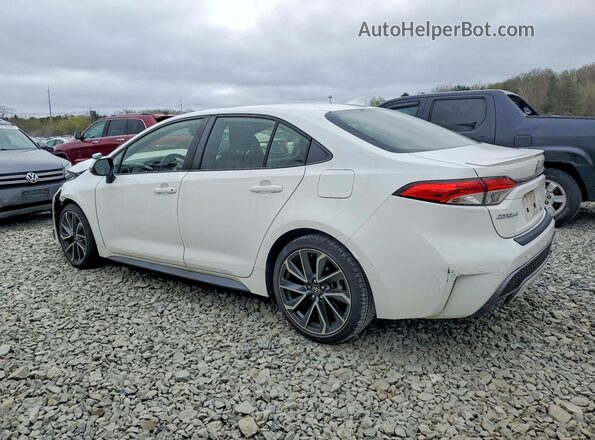 JTDP4MCE5MJ061314 2021 TOYOTA COROLLA White Rear left
