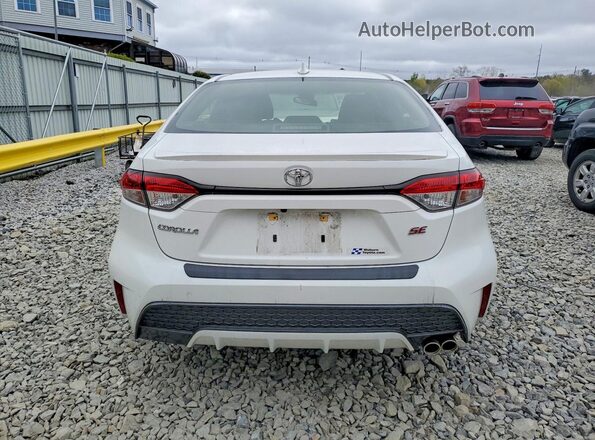 JTDP4MCE5MJ061314 2021 TOYOTA COROLLA White Rear view