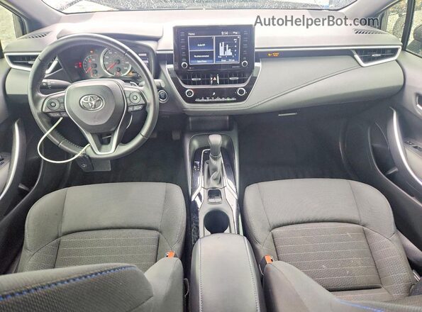 JTDP4MCE7NJ085759 2022 TOYOTA COROLLA Black Առջևի վահանակի տեսք