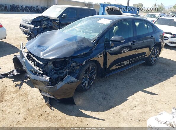 JTDP4MCE7R3521245 2024 TOYOTA COROLLA Черный Передняя левая четверть