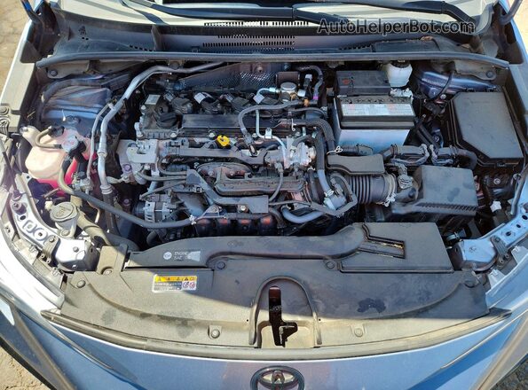 JTDP4MCE8PJ102622 2023 TOYOTA COROLLA Blue Rear interior view