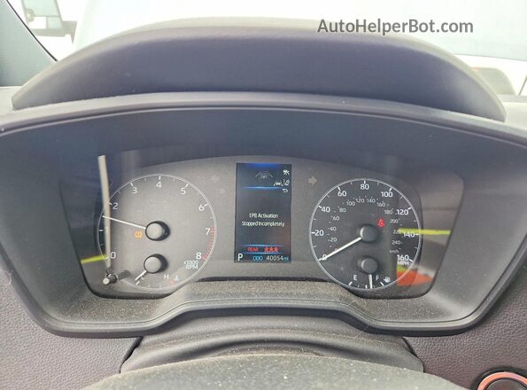 JTDP4MCE8PJ102622 2023 TOYOTA COROLLA Blue Instrument cluster view