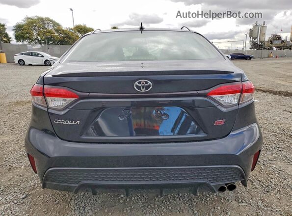 JTDP4MCE9MJ057542 2021 TOYOTA COROLLA Black Հետևի տեսք