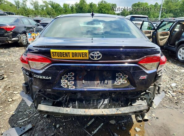 JTDP4MCEXMJ057243 2021 TOYOTA COROLLA Blue Հետևի տեսք