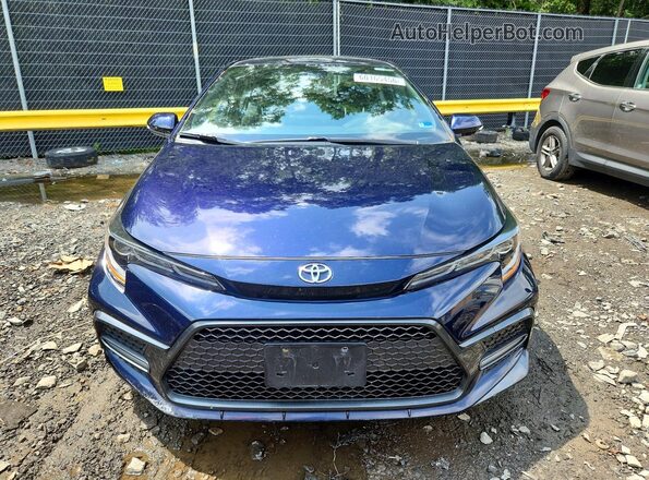 JTDP4MCEXMJ057243 2021 TOYOTA COROLLA Blue Դիմացի տեսք