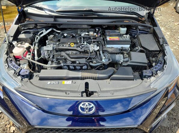 JTDP4MCEXMJ057243 2021 TOYOTA COROLLA Blue Սալոնի հետևի տեսք
