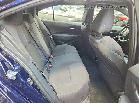 JTDP4MCEXMJ057243 2021 TOYOTA COROLLA Blue Հետևի նստատեղերի տեսք
