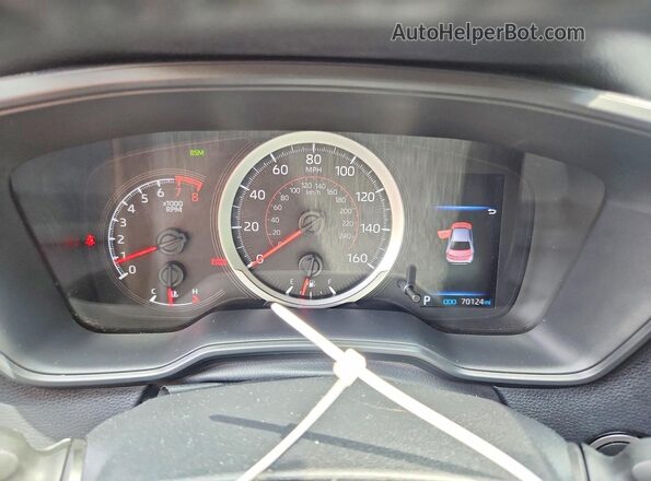 JTDP4MCEXMJ057243 2021 TOYOTA COROLLA Blue Սարքավորումների վահանակի տեսք