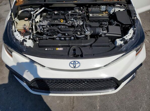 JTDP4RCE0LJ011206 2020 TOYOTA COROLLA White Սալոնի հետևի տեսք
