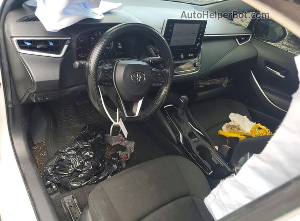 JTDP4RCE0LJ011206 2020 TOYOTA COROLLA White Առջևի վահանակի տեսք