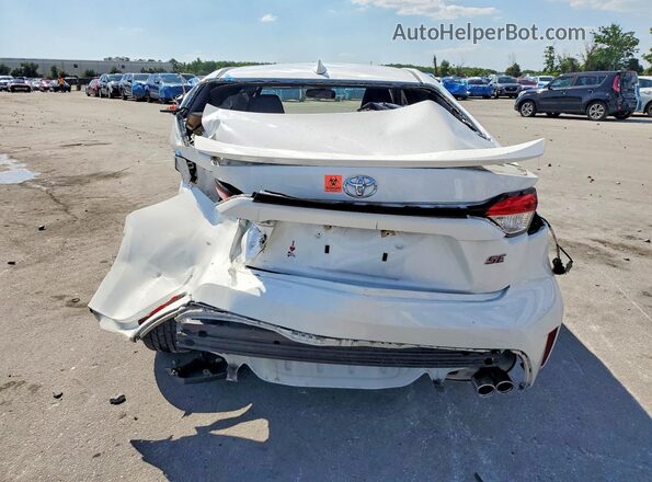 JTDP4RCE0LJ011206 2020 TOYOTA COROLLA White Հետևի տեսք