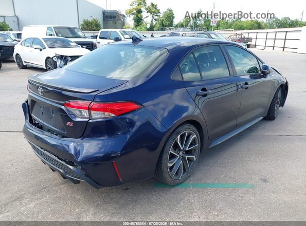 JTDP4RCE0LJ012226 2020 TOYOTA COROLLA Синий Задняя правая четверть
