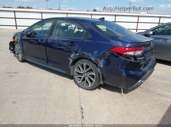 JTDP4RCE0LJ012226 2020 TOYOTA COROLLA Синий Задняя левая четверть