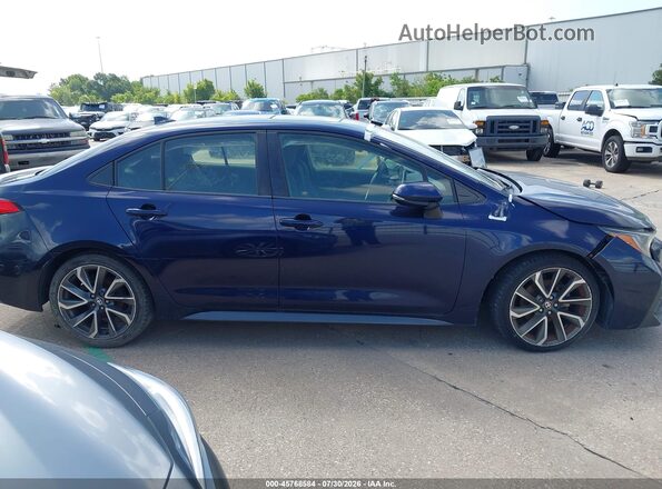 JTDP4RCE0LJ012226 2020 TOYOTA COROLLA Синий Вид задней части салона