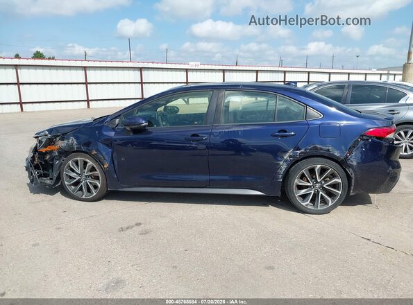 JTDP4RCE0LJ012226 2020 TOYOTA COROLLA Синий Панорамный вид салона 360°