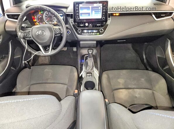JTDP4RCE2LJ033028 2020 TOYOTA COROLLA Silver Dashboard view