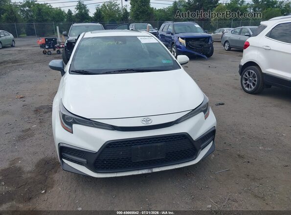 JTDP4RCE2LJ036771 2020 TOYOTA COROLLA White Սարքավորումների վահանակի տեսք
