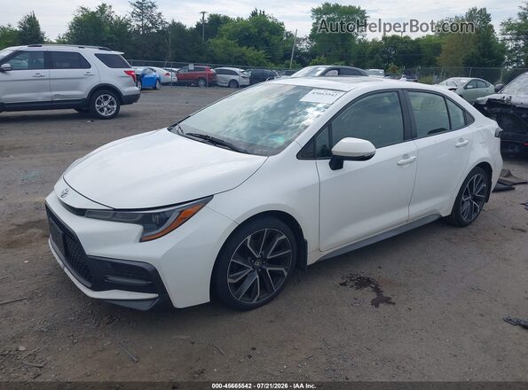JTDP4RCE2LJ036771 2020 TOYOTA COROLLA White Առջևի ձախ երեք քառորդ տեսարան