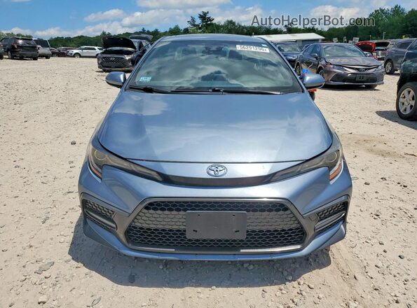 JTDP4RCE4LJ006896 2020 TOYOTA COROLLA Blue Դիմացի տեսք