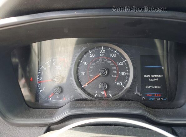 JTDP4RCE4LJ006896 2020 TOYOTA COROLLA Blue Սարքավորումների վահանակի տեսք