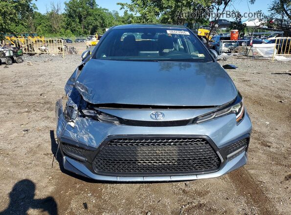 JTDP4RCE7LJ020730 2020 TOYOTA COROLLA Blue Front view