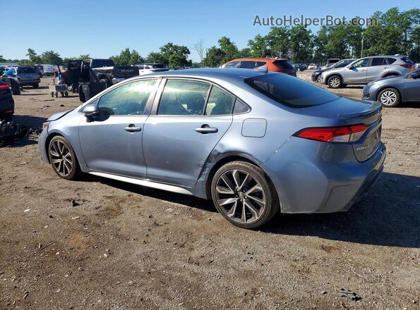JTDP4RCE7LJ020730 2020 TOYOTA COROLLA Blue Rear left