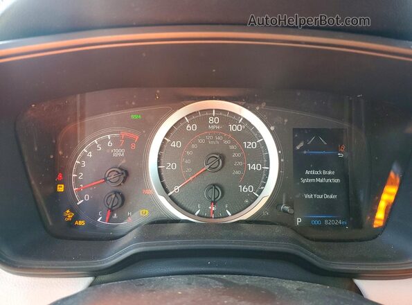 JTDP4RCE7LJ020730 2020 TOYOTA COROLLA Blue Instrument cluster view