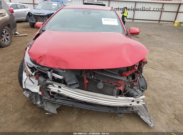 JTDP4RCE7LJ044431 2020 TOYOTA COROLLA Burgundy უკანა სალონის ხედი