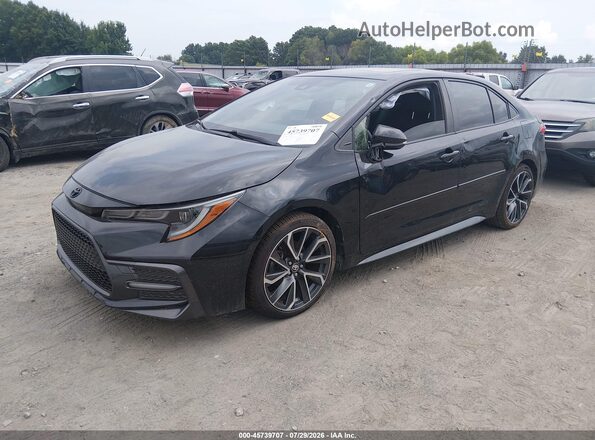 JTDP4RCE7LJ052951 2020 TOYOTA COROLLA Черный Передняя левая четверть