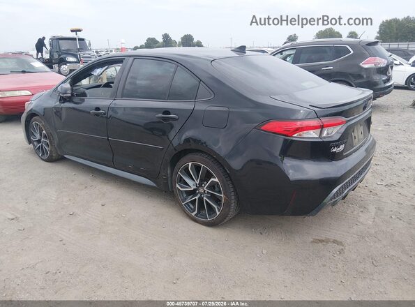 JTDP4RCE7LJ052951 2020 TOYOTA COROLLA Черный Задняя левая четверть
