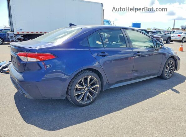 JTDP4RCE8LJ014595 2020 TOYOTA COROLLA Blue Tył prawy