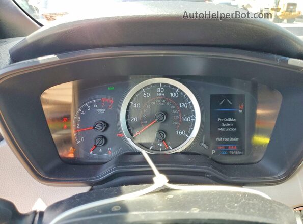 JTDP4RCE8LJ014595 2020 TOYOTA COROLLA Blue Widok zestawu wskaźników