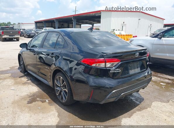 JTDP4RCEXLJ014338 2020 TOYOTA COROLLA Black უკანა მარცხენა