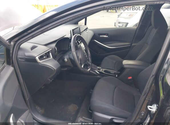 JTDP4RCEXLJ014338 2020 TOYOTA COROLLA Black წინა სალონის ხედი