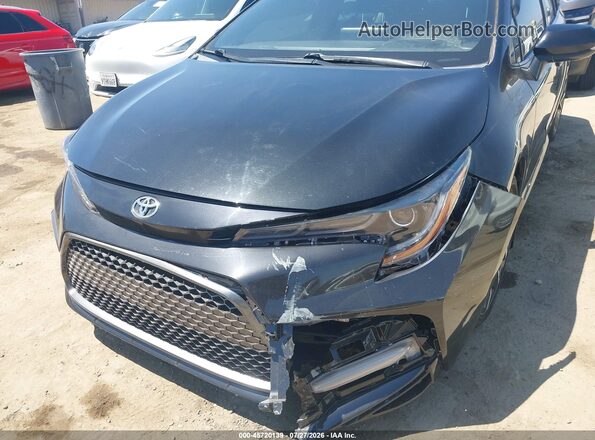 JTDS4MCE0MJ053843 2021 TOYOTA COROLLA Black Vista frontal