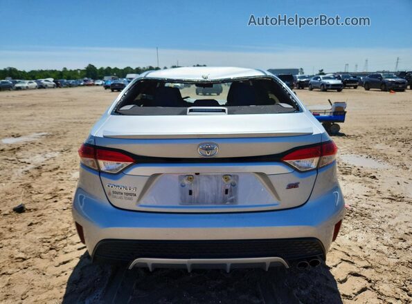 JTDS4MCE0MJ061425 2021 TOYOTA COROLLA Silver უკანა ხედი