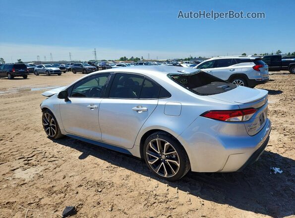 JTDS4MCE0MJ061425 2021 TOYOTA COROLLA Silver უკანა მარცხენა