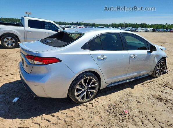 JTDS4MCE0MJ061425 2021 TOYOTA COROLLA Silver უკანა მარჯვენა