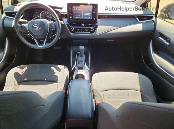 JTDS4MCE0MJ061425 2021 TOYOTA COROLLA Silver წინა პანელის ხედი