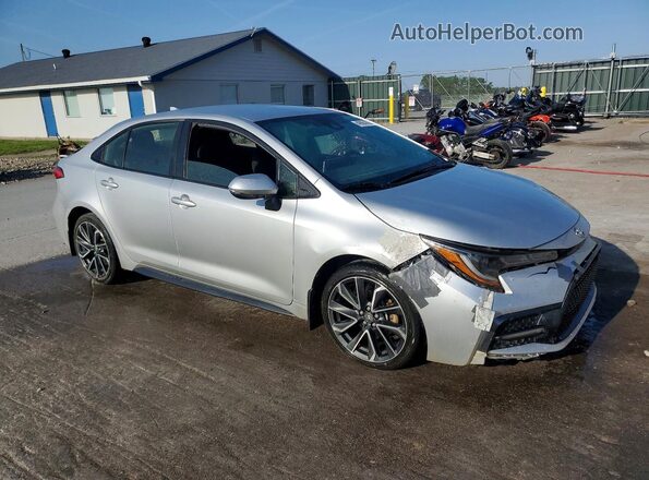 JTDS4MCE1MJ055178 2021 TOYOTA COROLLA Silver Front right