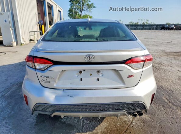 JTDS4MCE1MJ055178 2021 TOYOTA COROLLA Silver Rear view