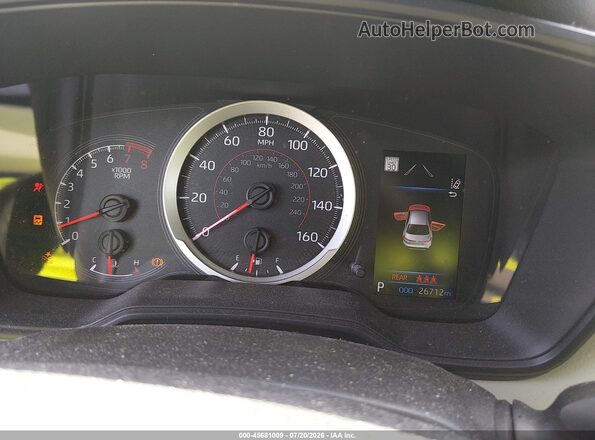 JTDS4MCE1MJ056945 2021 TOYOTA COROLLA Black Widok tylnych siedzeń