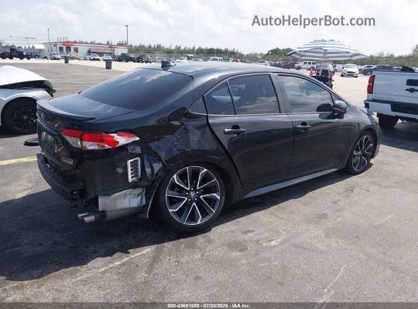 JTDS4MCE1MJ056945 2021 TOYOTA COROLLA Black Tył prawy