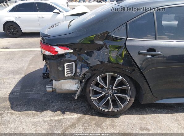 JTDS4MCE1MJ056945 2021 TOYOTA COROLLA Black Widok z przodu