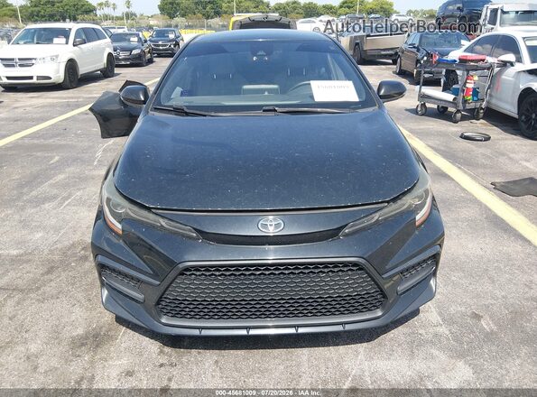 JTDS4MCE1MJ056945 2021 TOYOTA COROLLA Black Widok zestawu wskaźników